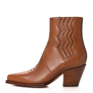 product image of HERMES Calfskin Womens Vegas Ankle Boot Naturel FASHIONPHILE