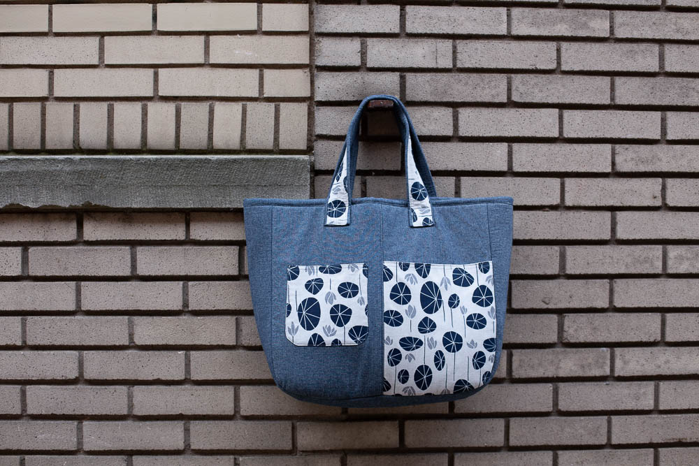 Fika Tote || Driftless Fabric collection - Noodlehead