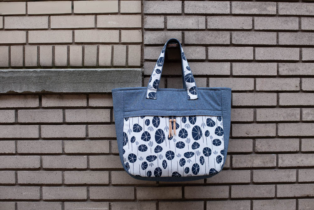 Fika Tote || Driftless Fabric collection - Noodlehead