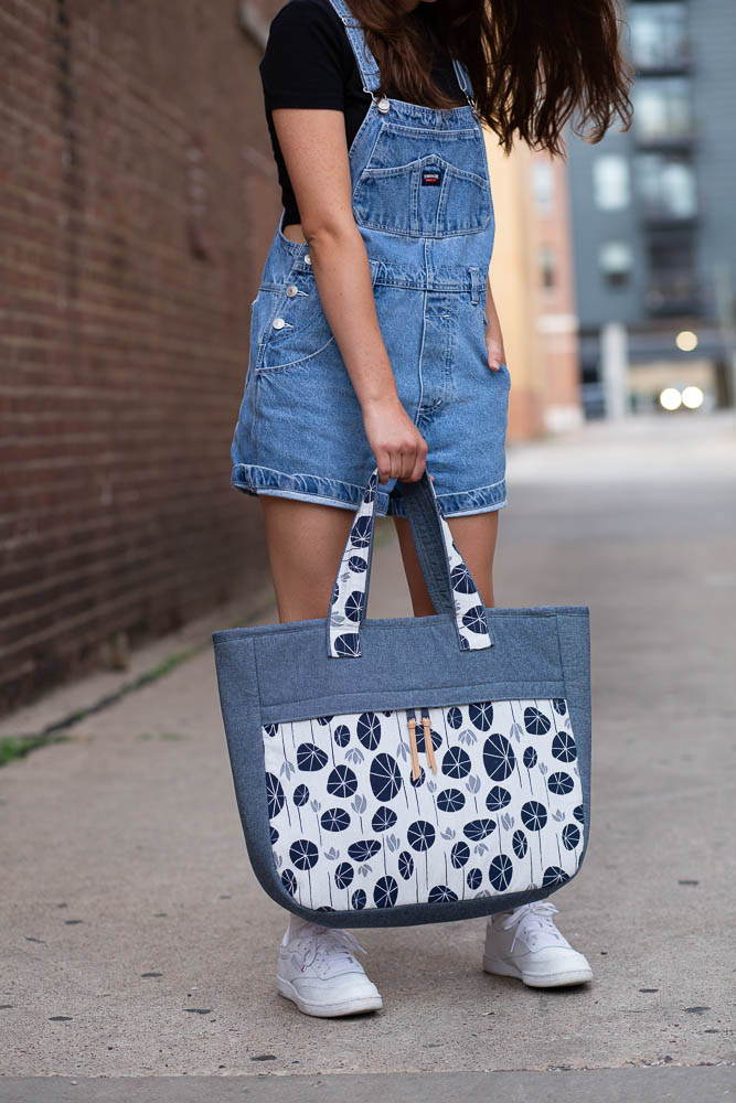 Fika Tote || Driftless Fabric collection - Noodlehead