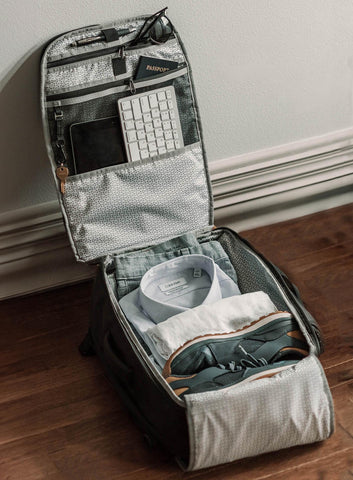 expandable duffel backpack for work travel and gym