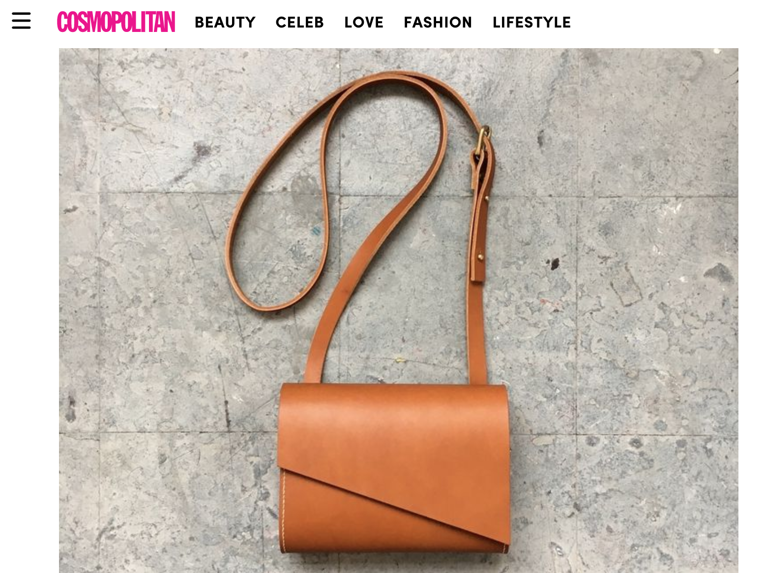 CARV leather bags in Cosmopolitan